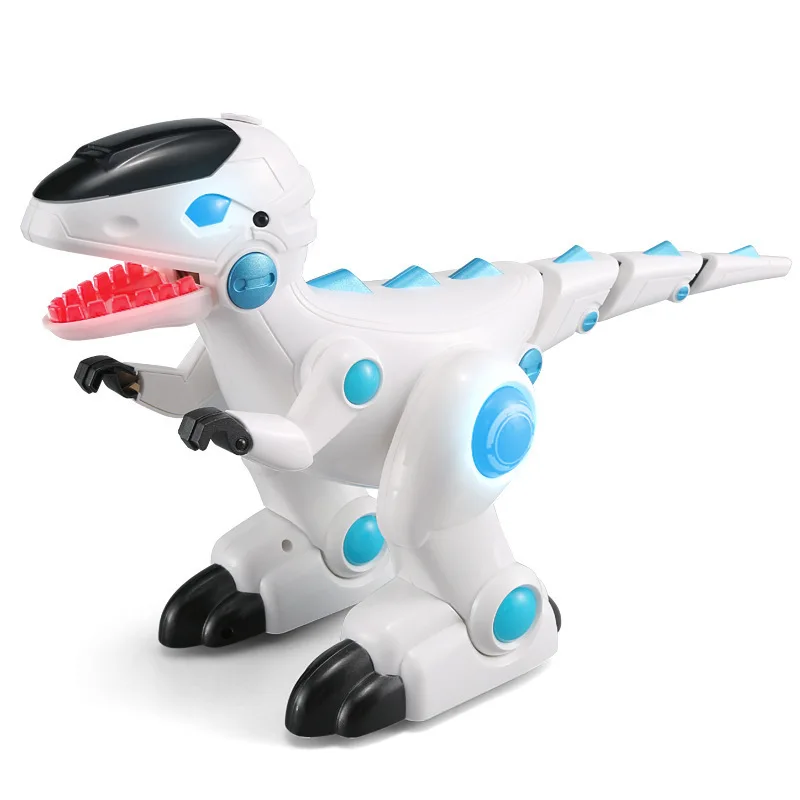 

Feng yuan Coelestinum Fire-Breathing Machine Model Remote Control Intelligent following Dinosaur Robot Toys Singing Dancing Stor