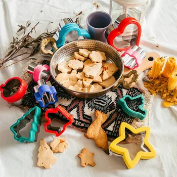 

12Pcs/Set Cookie Cutter Stainless Steel Fondant Cutter Baking Cookie Mold Biscuit Tools