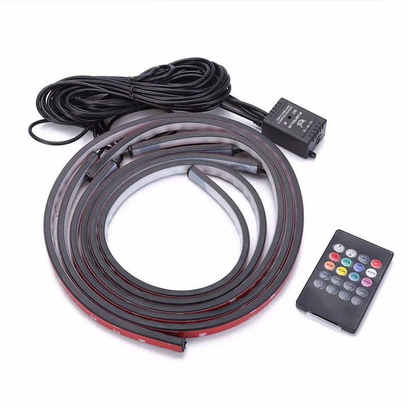 12V светодиодный шасси автомобиля Гибкие светодиодные ленты светильник s Авто RGB
