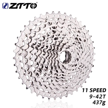 

ZTTO 9-42 Steel Cassette 11s 42t compatible 11V GX M7000 M6000 K7 MTB Bike11Speed 9-42T Cassette XD Sprocket Lightweight Silver