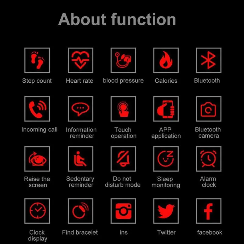 D13 Smart Bracelet Fitness Tracker Heart Rate Blood Pressure Monitor 116PlusSmart Band Waterproof Smart watch For Iphone Android