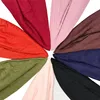 Fashion Cotton Jersey Muslim Scarf Hijabs Long Shawl Plain Colors Soft Turban Islamic Headscarf Wraps Africa Headband 170x60cm ► Photo 2/6