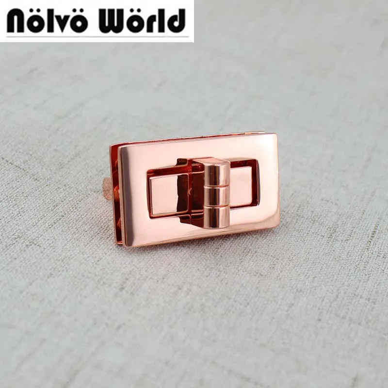 Мир Nolvo 10 50 комплектов розовое золото 40*23 мм высокое качество замок для женщин