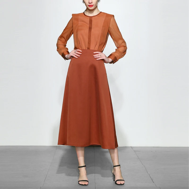 Seifrmann Kleine Geur Stijl Temperament Dames Tweedelige Mode Mesh Shirt Pak vrouwen Herfst 2019 Nieuwe Stijlvolle En elegante Seifrmann Kleine Geur Stijl Temperament Dames Tweedelige Mode Mesh Shirt Pak vrouwen Herfst 2019 Nieuwe Stijlvolle En elegante