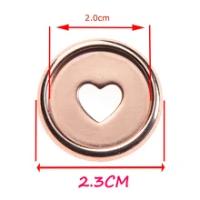 100 шт. блокнот пластиковый переплет диск блокнот на застежке гриб отверстие кнопка связующее кольцо школа DIY Связывание Кольца книга Аксессуары