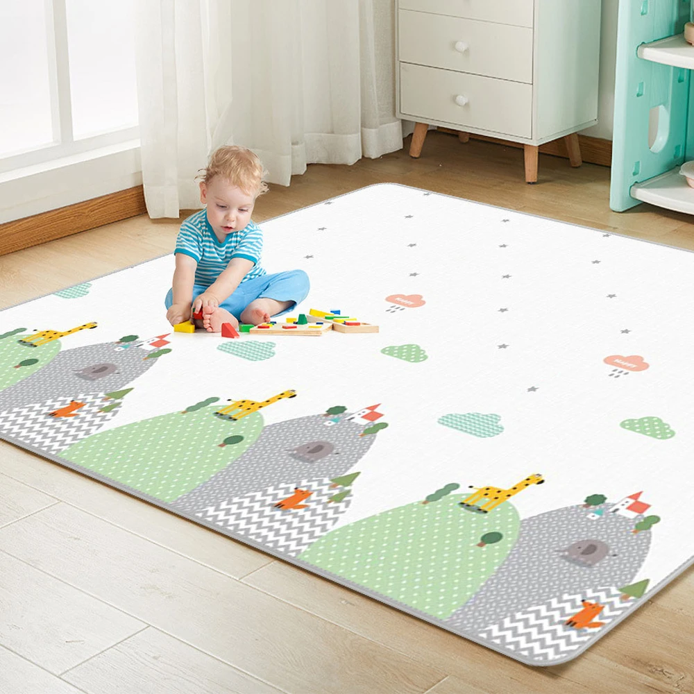Foldable Puzzle Children S Mat Kids Rug Playmat Developing Baby Room Crawling Pad Double Sided Folding Carpet Toys Play Mats Aliexpress Folding Mat Baby Carpet Toys Play Mats