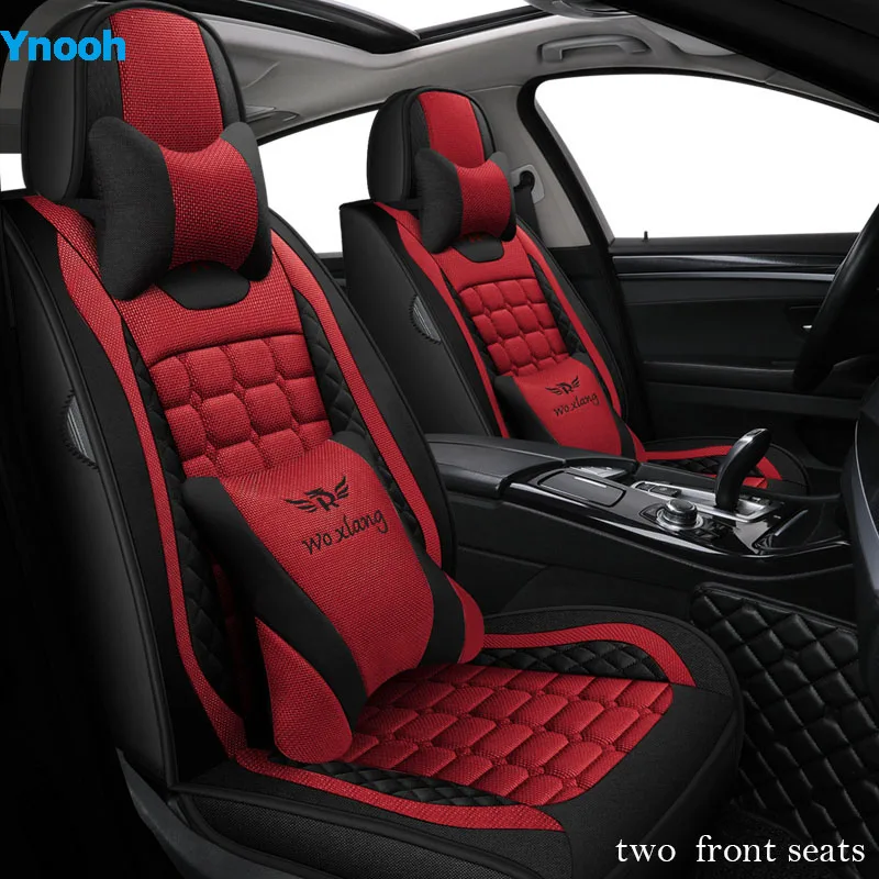 Ynooh чехлы для сидений автомобиля для hyundai getz accent 2008 santa fe tucson elantra creta veloster grand i10 ioniq i10 - Название цвета: color 6