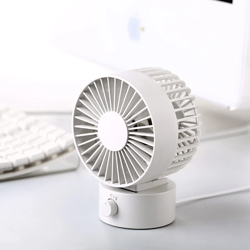 

USB Mini Fan Convenient Small Fan for Office Mute Fan MUJI-style Celebrity Inspired Fan Desktop Fan