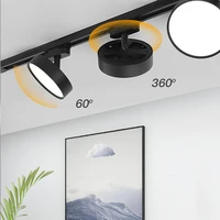 LED Track light 9w 12W 18W 24W aluminum Ceiling Rail Track lighting Spot on Rail Spotlights Home living room business AC95-220V 2