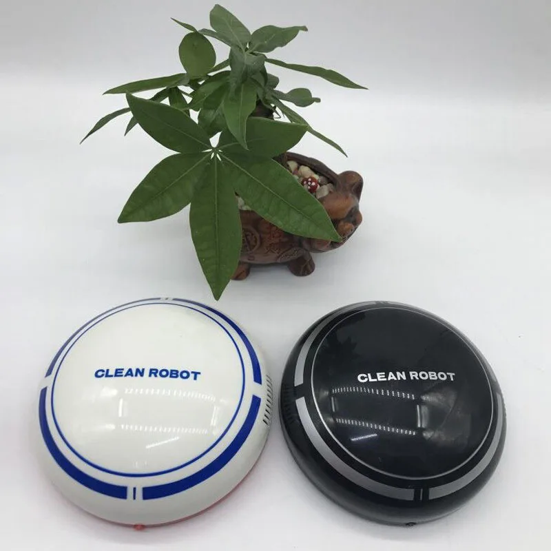 

New Style Clean Robot Black And White Battery All Intelligent Sweeping Mechanical Robot Vacuum Cleaner