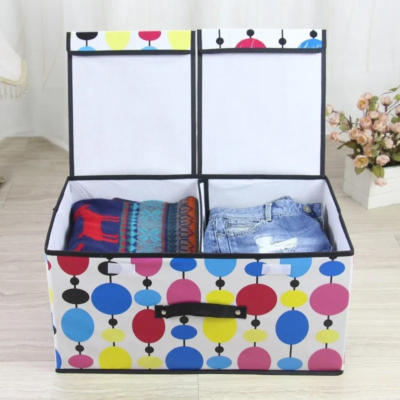 

Tianjin Box Clothing Cloth See Receive the Spinning of Non-Bouna Ends Spinning Box Art Cattle Socks Cabinet Fold No. storage Sai