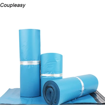 

100Pcs/Lot Blue Plastic Envelope High Quality Shipping Bags Mailer Self-Seal Adhesive Courier Storage Bags Thicken Poly Mailer