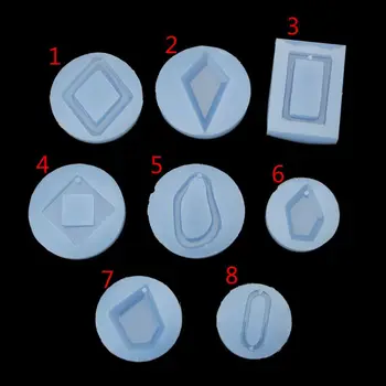 

DIY Acrylic Pendant Earrings Necklace Resin Mold Jewelry Making Tools Art Crafts