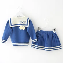 Одежда для маленьких девочек, Осенний вязаный свитер, комплекты одежды для новорожденных девочек, костюм, одежда для бейбиков, комплекты одежды на Рождество, день рождения