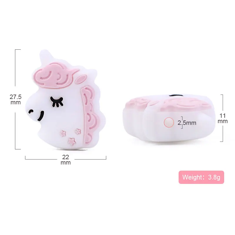 Chenkai 50PCS Silicone Unicorn Beads DIY Baby Koala Animal Cat Flamingo Pacifier Dummy Sensory Jewelry Gift Toy Accessories Chenkai 50PCS Silicone Unicorn Beads DIY Baby Koala Animal Cat Flamingo Pacifier Dummy Sensory Jewelry Gift Toy Accessories