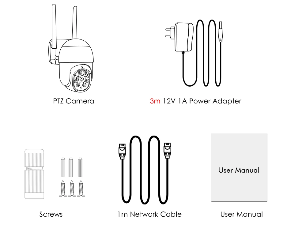 Hiseeu PTZ WIFI IP Dome 3MP Camera 2MP 1080P Outdoor Waterproof Security Speed Camera SD Card Wireless IP Camera App View Hiseeu PTZ WIFI IP Dome 3MP Camera 2MP 1080P Outdoor Waterproof Security Speed Camera SD Card Wireless IP Camera App View