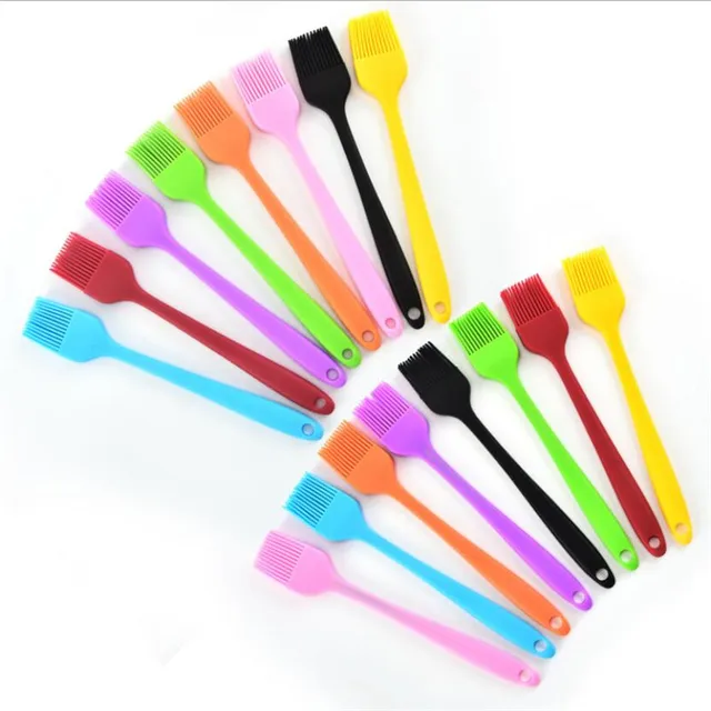 Sütemény Sütő Kefe Otthoni Barkács Szilikon Szerszámok Környezetbarát Kenyérolaj-Krém Főzés Basting Szilícium Konyha Grillkefe 21 Cm - Image 4