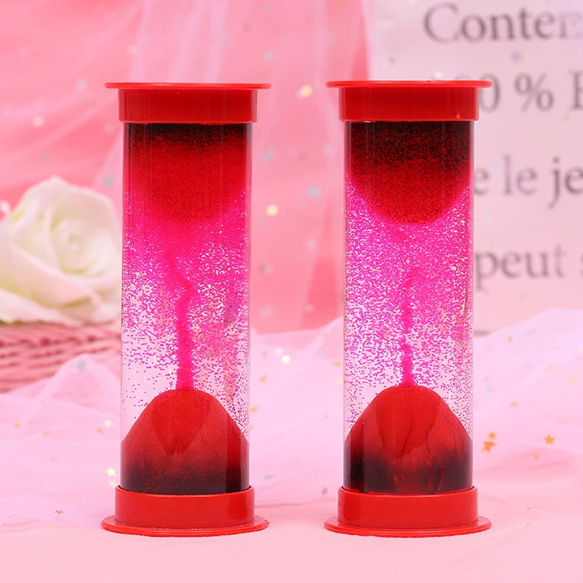 

Volcanic Eruption Cylindrical Oil Drop Hourglass Home Office Desk Decorative Ornaments Dynamic Liquid Oil Leak Acrylic Hourglass