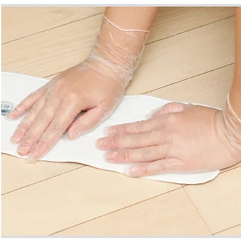 

5pcs Vinyl Disposable Gloves Powder Free Latex Free For Adult Kitchen Gloves White