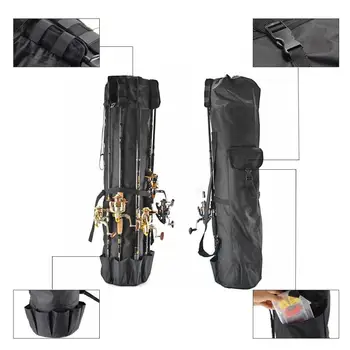 

Fishing Bags Large Capacity Foldable Multi-Purpose Fishing Bags Fishing Rod Bags Zipped Case Fishing Tackle Bags Pouch Holder