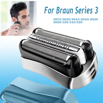 

Replacement Shaver Foil Head for Braun for Series 3 301S 310S 320S 340S 3000S 3020S 3080S 350CC 390CC for Cruzer6 Head Blade