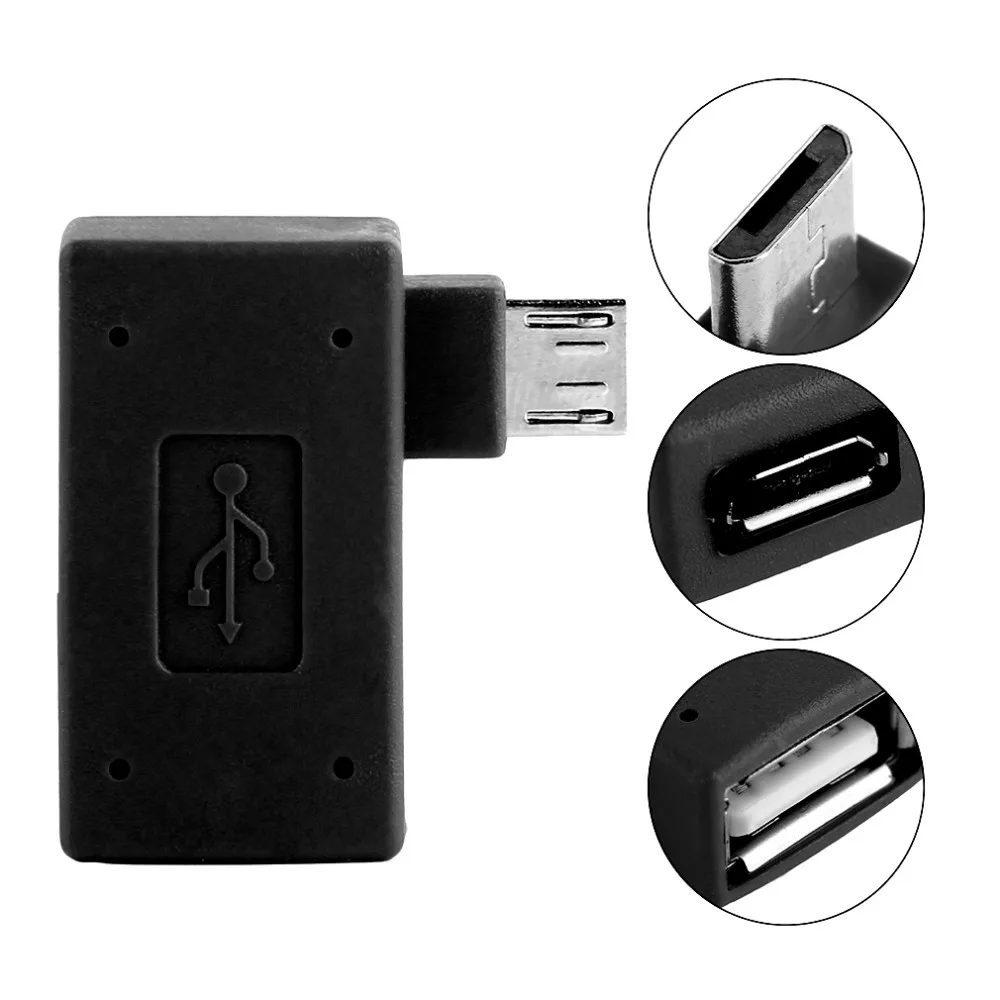 USB папа USB 2,0 Женский угол 90 градусов Поворот адаптер USB штекер революция отличный правый и левый локоть