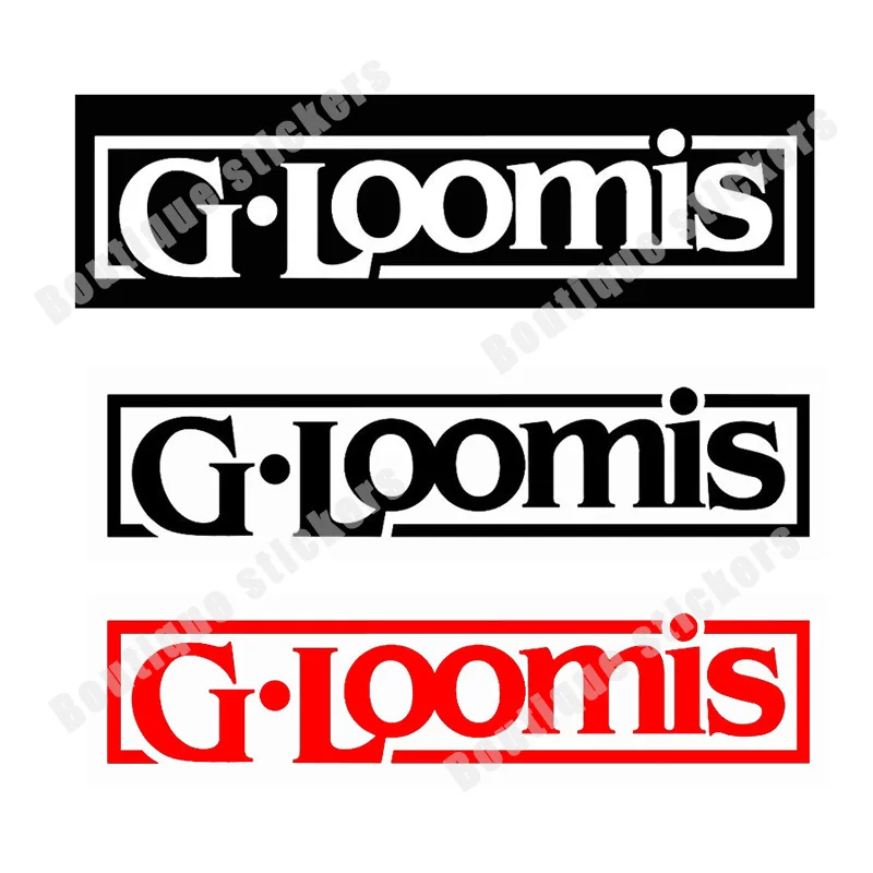 G Loomis Fishing Outdoor Vinyl Decal Sticker Car Window Reefer Container Boat Car Body Decoration Faro Specchietto Retrovisore