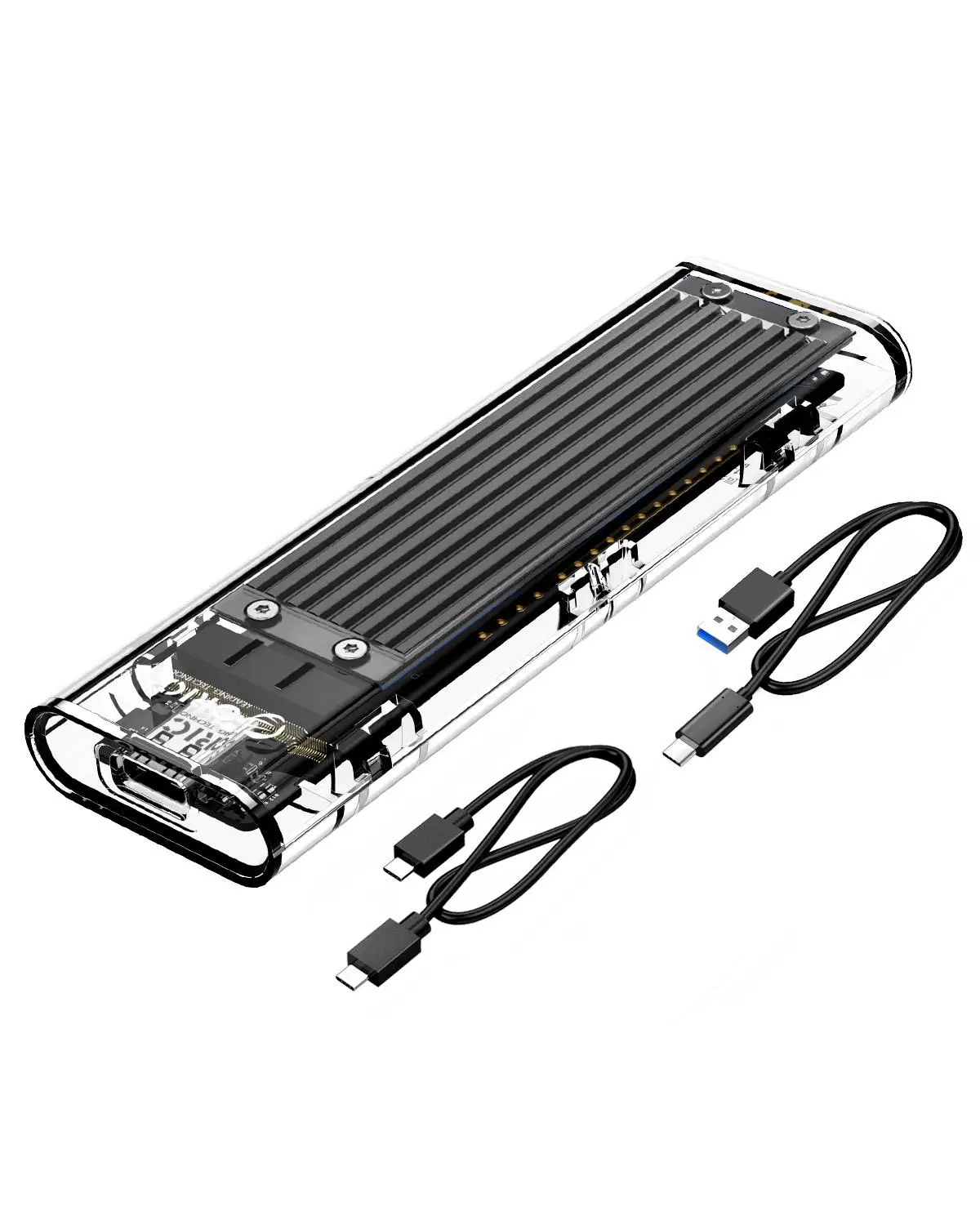 ORICO Портативный SSD 128 ГБ 256 512 1 ТБ M.2 NVME внутренний с прозрачным чехол M Key внешний USB3.1