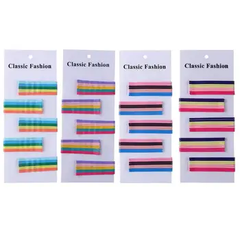 

40/50pcs Hair Clips Wave Flat Curved Hairpin Women Girls Barrette Bobby Pin