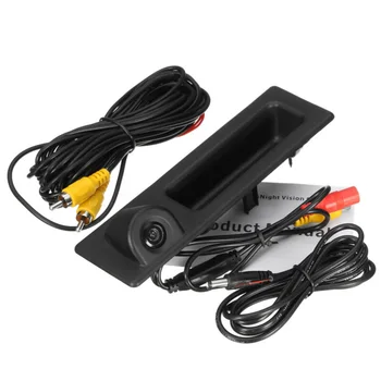 

High Quality Wide Angle Car Trunk Reversing Handle 1/3 Color CCD 12V Rear View Camera For BMW 3 Series F30 F31 330D