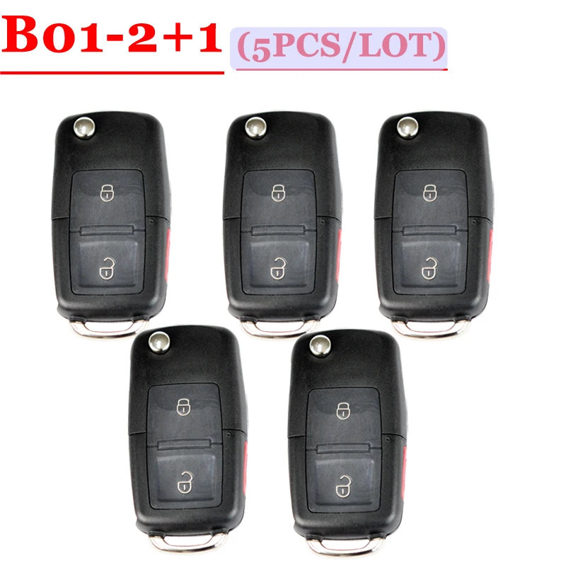 KEYDIY KD Remote B01 Key 2+1 Button KD900 Remote Control For KD900(KD200) Machine(5Pcs/Lot)