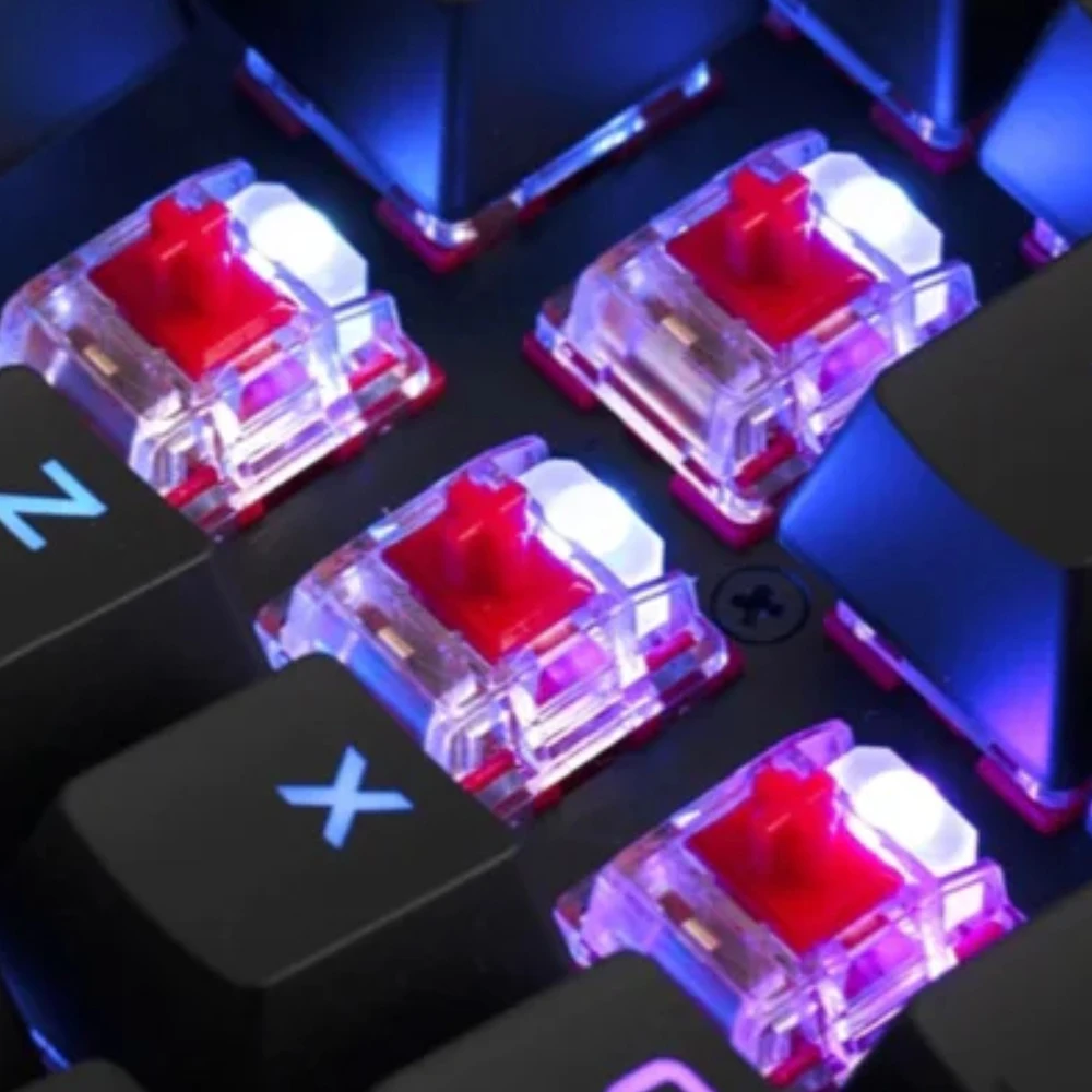 Interruptor Azul Vermelho Aqua Hyperx para Kingston Teclado Mecânico Original Eixo Tátil Linear Personalizar o Teclado para Jogos Diy - Imagem 2