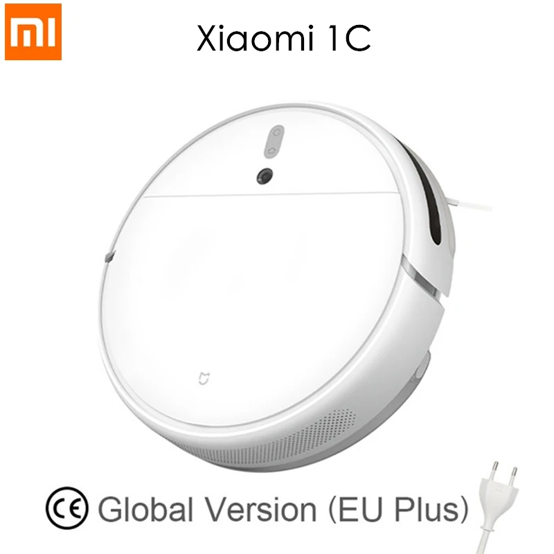 XIAOMI MIJIA Mop Robot Vacuum Cleaner 1C for Home Auto Sweeping Mopping Dust Sterilize cyclone Suction Smart Planned WIFI APP