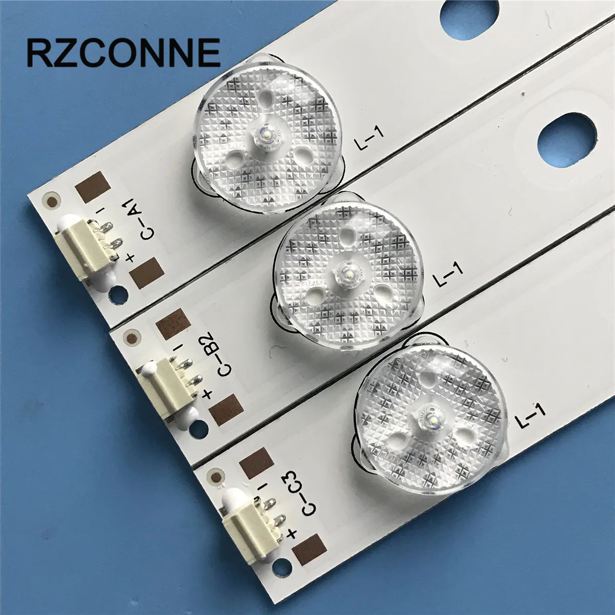 Tira de Retroiluminação Led para tv 55 Aktv551 Js-d-jp5520-a41ec Jp5520-b51ec Jp5520-c51ec Ms-l0956 6v - Imagem 3
