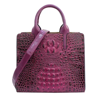 

Luxury Handbags Women Bags Designer Crocodile Woman Leather Handbag Ladies Green Party Tote Shoulder Bags Sac A Main