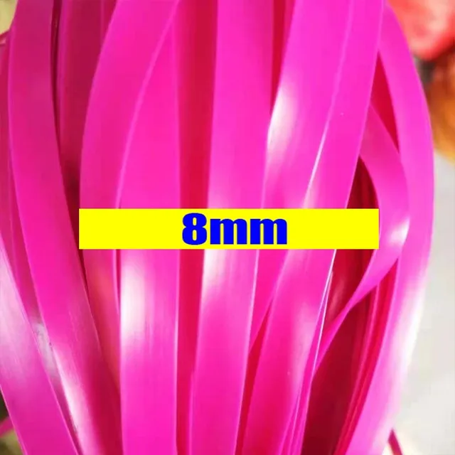 10 Meters PE Gradient Flat Synthetic Rattan Material Roll Handmade Weaving Rope Repair Furniture Bed Sofa Chair Table Basket 39
