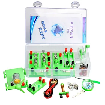 

Children Basic Circuit Electricity Magnetism Learning Kit Cultivate Students&Kids Hands-on Ability Physics Aids Education Toys