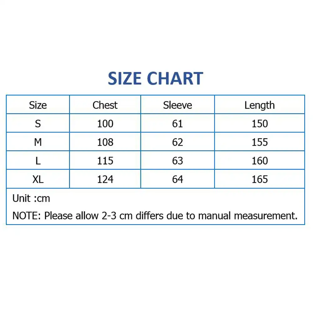 Air Force Size Chart