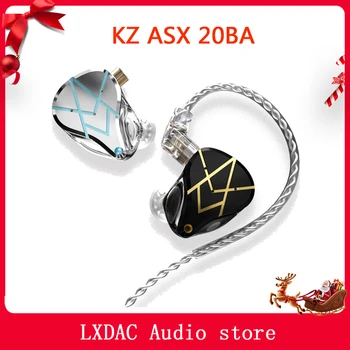

KZ ASX 20BA Units HIFI In Ear Earphone Bass DJ Monitor Earbuds Noise Cancelling Headphone KZ ZSX ZAX ZSN PRO X ZST X CCA CA16