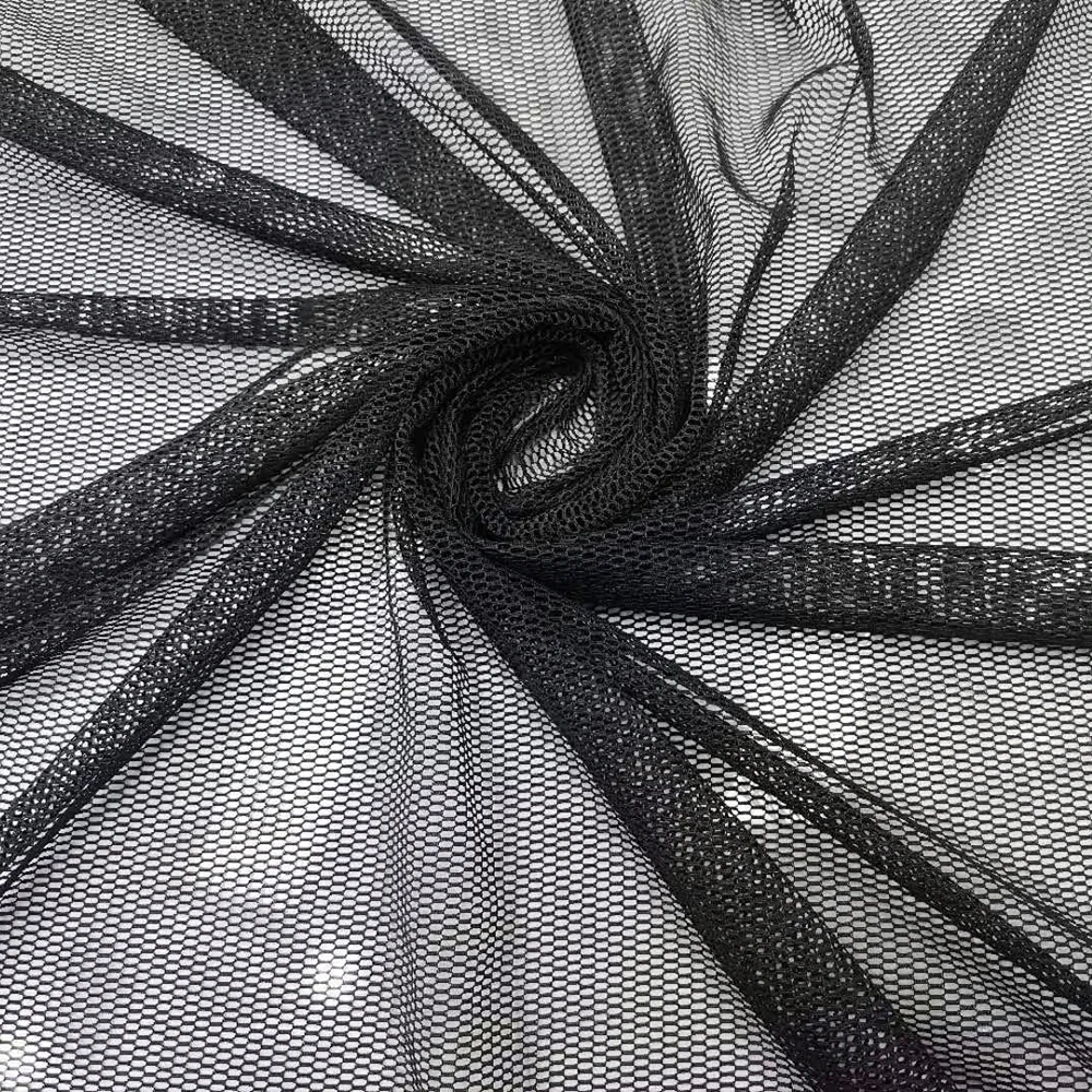 Fashion High Quality Stretch Mesh Fabric Spandex Solid Color Patchwork
