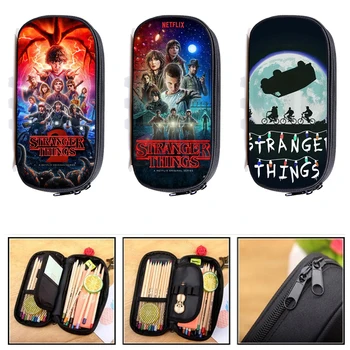 

3D Print TV Series Stranger Things Season 3 Cosmetic Bag Stationery Pencil Case Women Makeup Box Storage Pouch School Supplies
