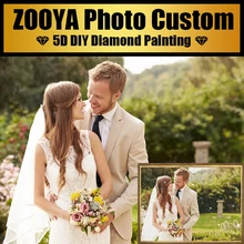 Zooya 5D Diy фото на заказ Алмазная картина Картина Стразы Алмазная вышивка 3D вышивка крестиком домашнее свадебное украшение Dz1