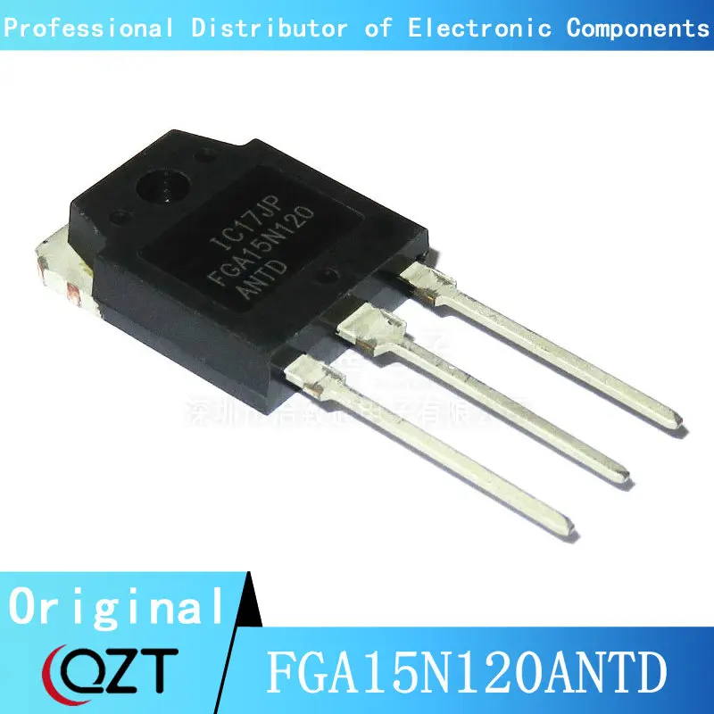 10pcs/lot FGA15N120ANTD TO3P FGA15N120 15N120 IGBT transistor 1200V TO-3P chip New spot