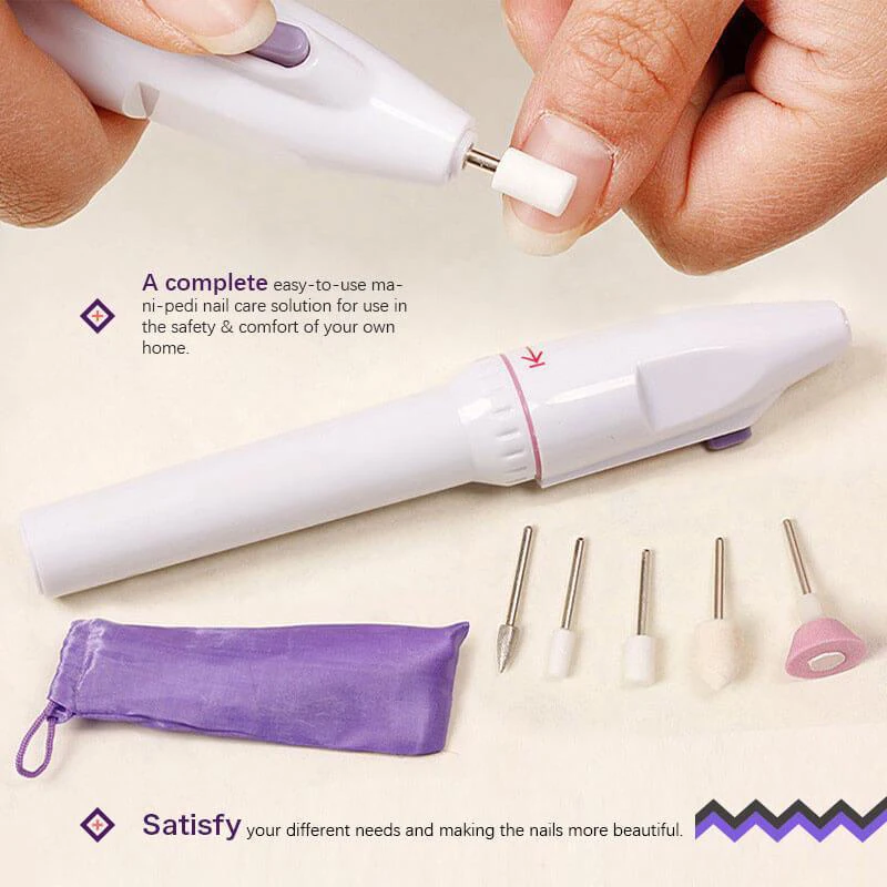 Mini taladro eléctrico para uñas, máquina pulidora de uñas, fácil de usar, NIN668