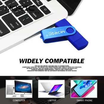 

Newest 2 In1 USB pendrive usb 3.0 U disk 16GB 32GB 64GB otg usb flash drive usb stick 128GB 256GB memoria cel usb usb