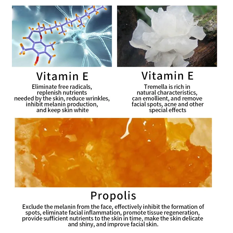 Face Serum Acne Treatment Skin Care Natural Honey Extract Brightening Essence Hyaluronique Acid Vitamin Fce Care 4