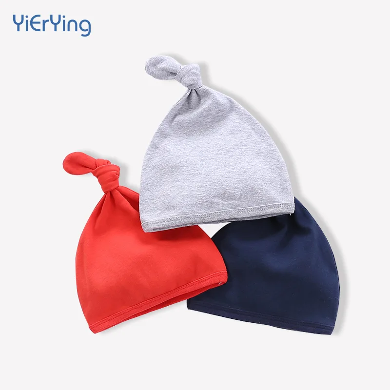 

New Style Newborns Baby Pure Cotton Hat Spring And Autumn Pure Multi-color Infant Tricorne you er mao Cover