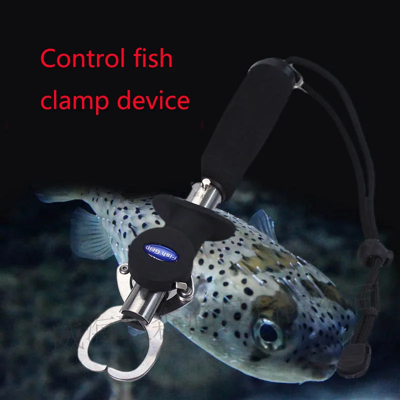 Control fish clamp device Stainless steel fishing lip grip Holder