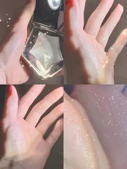 

Starlight Highlighter Diamond Contour Power Palette Nose Shadow Shimmer Light Champagne Long-lasting Beauty