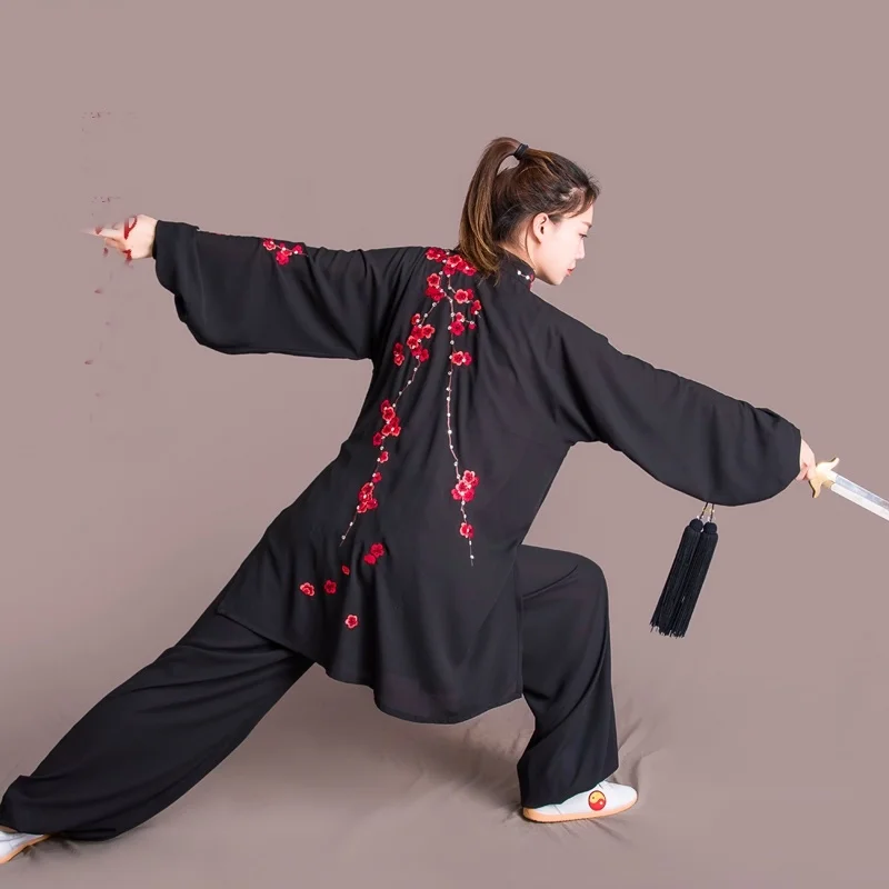 Tai Chi Uniform Clothing Taichi Clothes Women Men Wushu Clothing Kung Fu Uniform Suit Martial Arts Uniform Exercise FF2252 - Цвет: 2